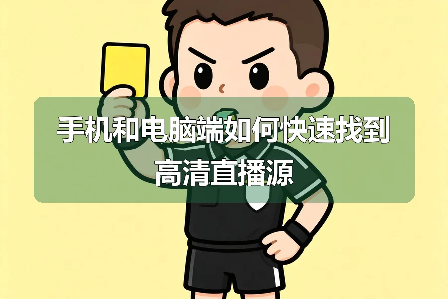 手机和电脑端如何快速找到高清直播源